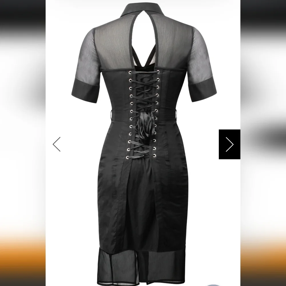 NWT Black Corset Dress - Picture 9 of 15